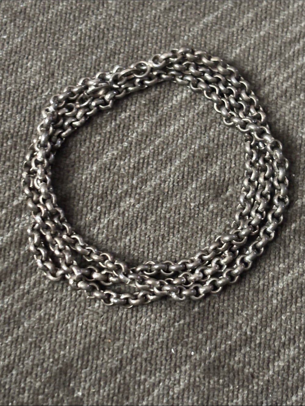 .925 Sterling Silver thick CABLE LINK NECKLACE real solid Silver Fine Jewelry